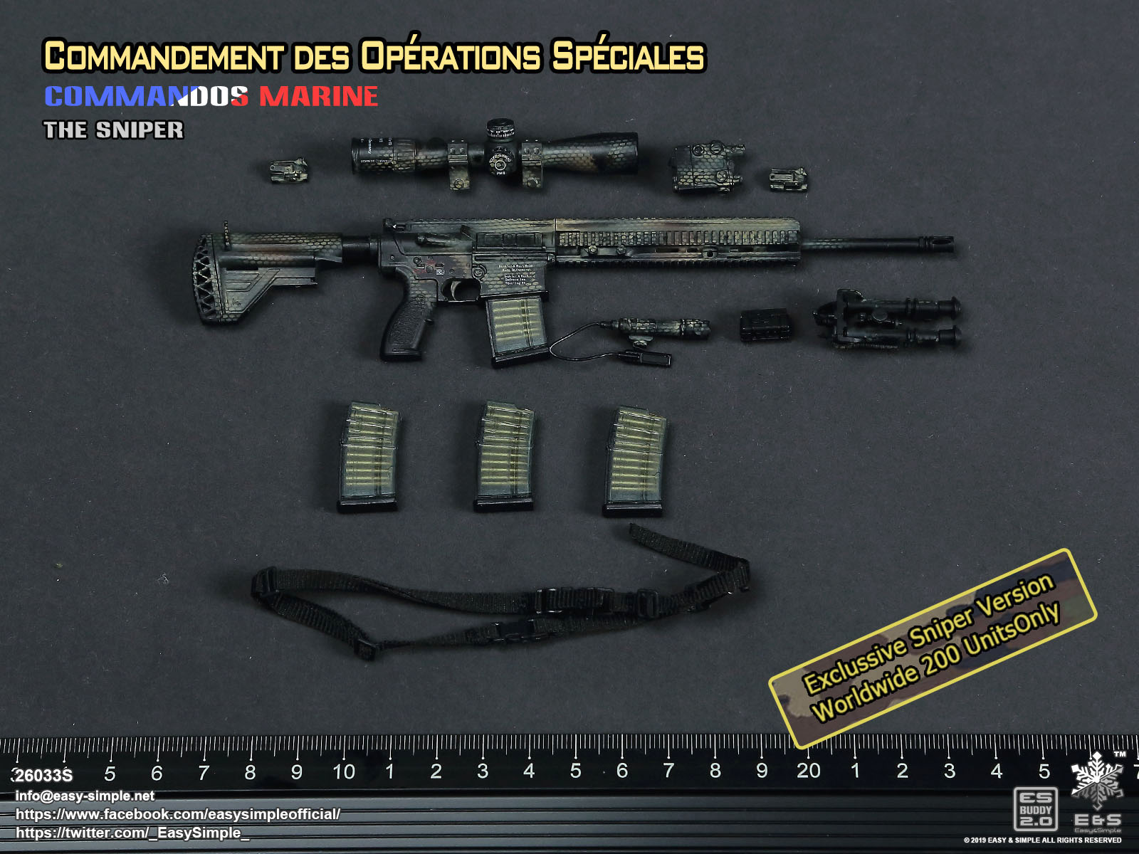 Easy Simple 26033S Commandement des Opérations Spéciales Prt II Sniper