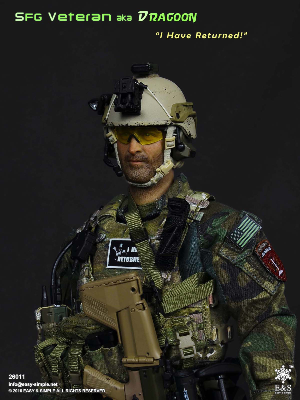 Easy&Simple 26011 Army SFG Veteran Aka Dragoon