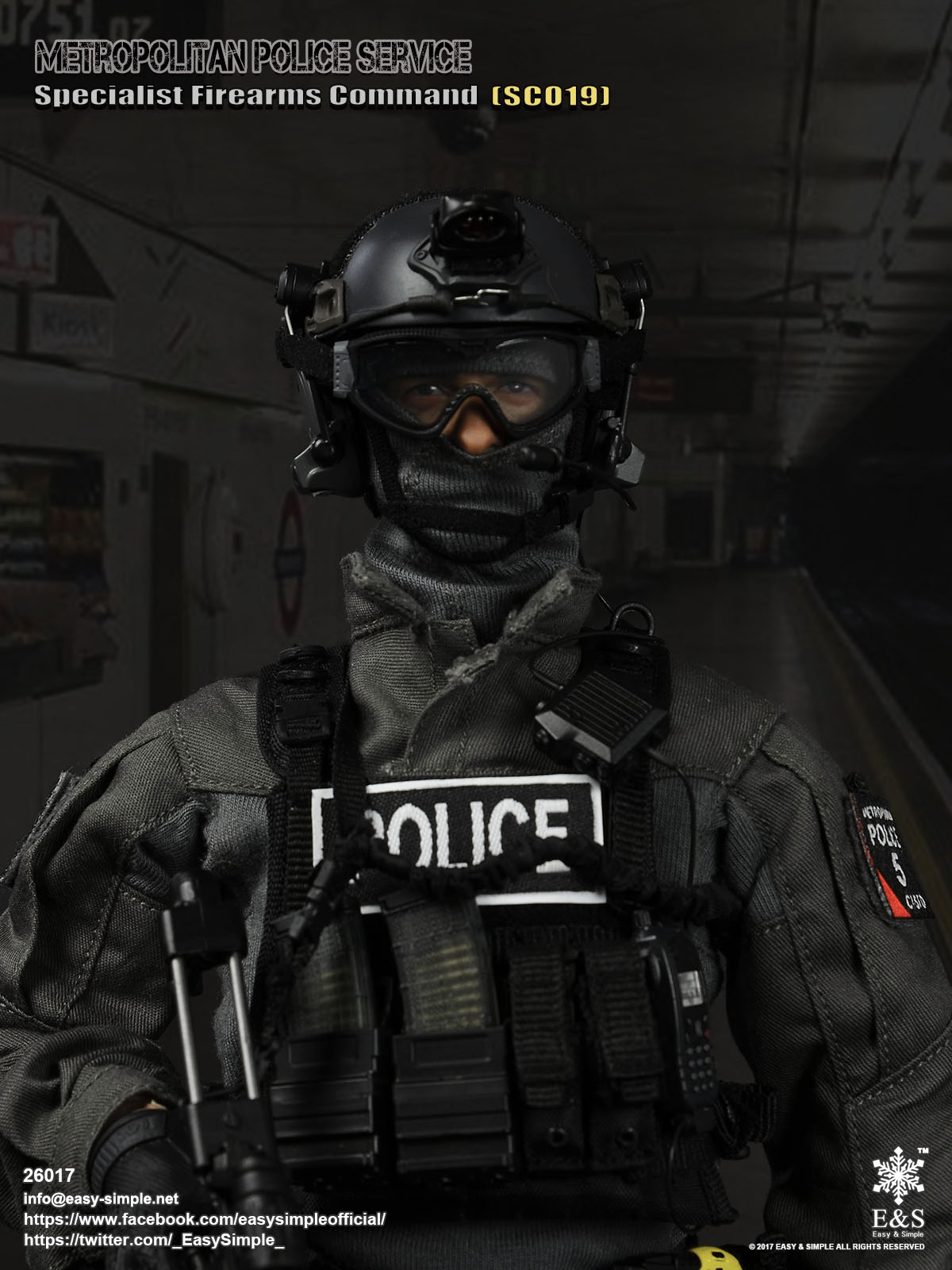 Easy&Simple 26017 British Specialist Firearms Command SCO19