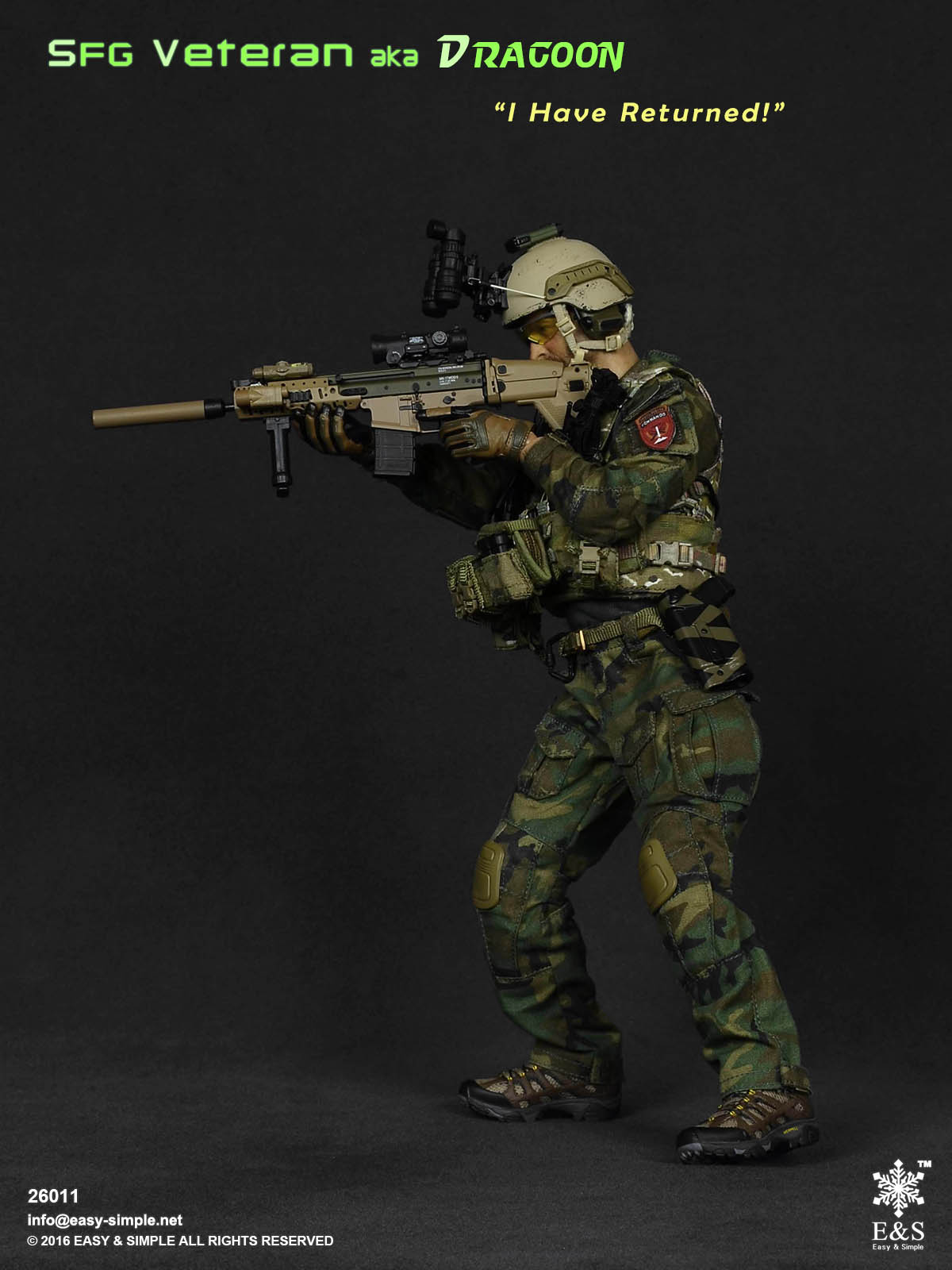 Easy&Simple 26011 Army SFG Veteran Aka Dragoon