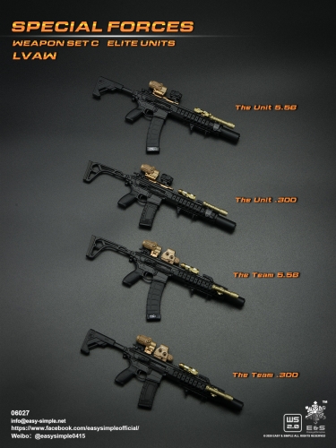 Easy&Simple 06027 Special Forces Weapon Set C Elite Units LVAW