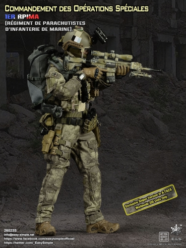 Easy&Simple 26023S Commandement des Opérations Spéciales Exclusive Sniper Version in A-TACS