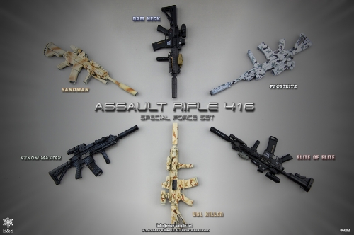 Easy&Simple 06002 Assault Rifle 416 Special Force Set