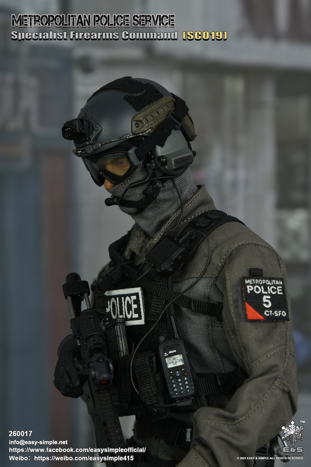 Easy&Simple 26017 British Specialist Firearms Command SCO19